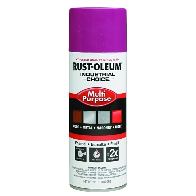 12OZ. GLOSS SAFETY PURPLE IND.CHOICE PAINT
